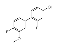 3-fluoro-4-(4-fluoro-3-methoxyphenyl)phenol Structure