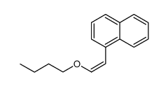 (Z)-1-(2-butoxyethenyl)naphthalene结构式