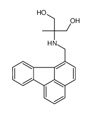 2-(fluoranthen-1-ylmethylamino)-2-methyl-propane-1,3-diol结构式