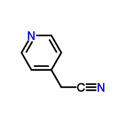 2-(pyridin-4-yl)acetonitrile structure