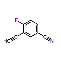 3-Ethynyl-4-fluorobenzonitrile Structure