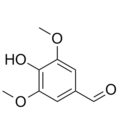 3,5-二甲氧基-4-羟基苯甲醛； 丁香醛结构式