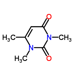 1,3,6-三甲基嘧啶-2,4(1H,3H)-二酮结构式