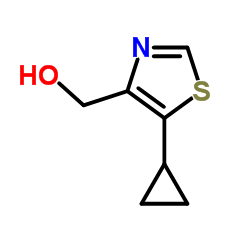 (5-Cyclopropyl-1,3-thiazol-4-yl)methanol结构式