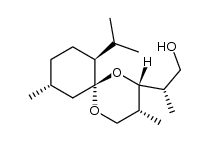(S)-2-((2R,3R,6S,7S,10R)-7-isopropyl-3,10-dimethyl-1,5-dioxaspiro[5.5]undecan-2-yl)propan-1-ol Structure