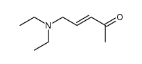5-diethylamino-pent-3-en-2-one结构式