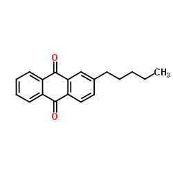 2-Pentyl-9,10-anthracenedione Structure