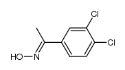 1-(3,4-dichloro-phenyl)-ethanone oxime Structure