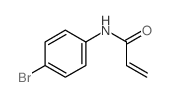 N-(4-溴苯基)丙-2-烯酰胺结构式
