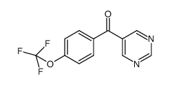 4-trifluoromethoxyphenyl-5-pyrimidyl ketone Structure