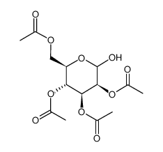2,3,4,6-O-四乙酰基-D-吡喃甘露糖结构式