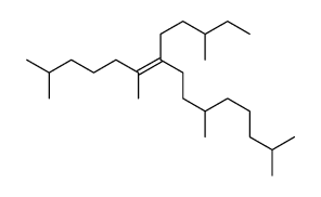 2,6,10,14-tetramethyl-7-(3-methylpentyl)pentadec-6-ene结构式