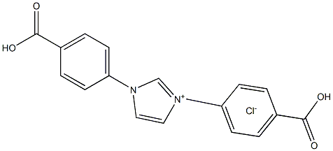 1,3-bis(4-carboxyphenyl)imidazoliumchloride Structure