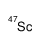 scandium-47 Structure