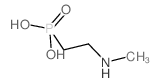 Phosphonic acid,[2-(methylamino)ethyl]- (8CI,9CI)结构式
