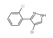 4-bromo-3-(2-chlorophenyl)-1h-pyrazole Structure