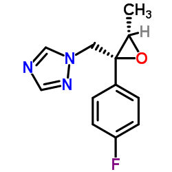 1-{[(2R,3S)-2-(4-Fluorophenyl)-3-methyl-2-oxiranyl]methyl}-1H-1,2,4-triazole Structure