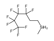 methyl(3,3,4,4,5,5,6,6,6-nonafluorohexyl)silane Structure