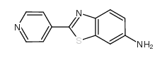 2-吡啶-4-苯并噻唑-6-胺结构式