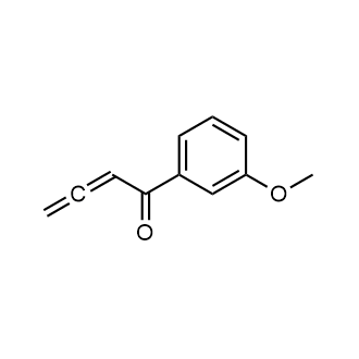 1-(3-甲氧基苯基)-2,3-丁二烯-1-酮结构式