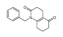 1-benzyl-4,6,7,8-tetrahydro-3H-quinoline-2,5-dione结构式