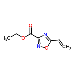 5-乙烯基-1,2,4-噁二唑-3-羧酸乙酯结构式