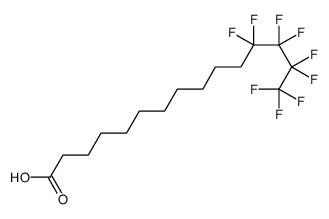 12,12,13,13,14,14,15,15,15-nonafluoropentadecanoic acid Structure