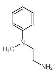2-(N-methylanilino)ethylazanium Structure