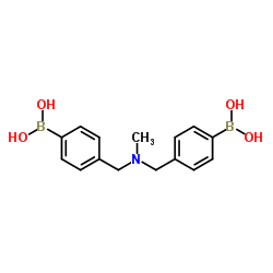 (((Methylazanediyl)bis(Methylene))bis(4,1-phenylene))diboronic acid structure