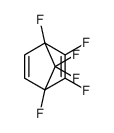 1,2,3,4,7,7-hexafluorobicyclo[2.2.1]hepta-2,5-diene结构式