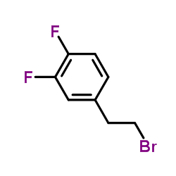 4-(2-溴乙基)-1,2-二氟苯结构式
