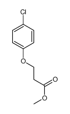 methyl 3-(4-chlorophenoxy)propanoate Structure