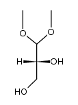 (R)-3,3-dimethoxy-propane-1,2-diol Structure