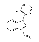 1-(2-methylphenyl)indole-3-carboxaldehyde结构式