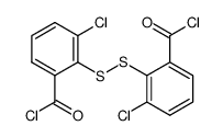 2,2'-dithiobis(3-chlorobenzoyl)chloride结构式