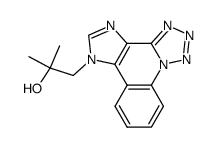 α,α-Dimethyl-6H-imidazo [4,5-c]tetrazolo[1,5-a]quinoline-6-ethanol Structure