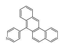 4-benzo[a]anthracen-7-ylpyridine结构式