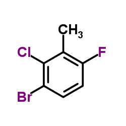 3-Bromo-2-chloro-6-fluorotoluene structure