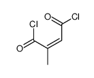 2-methylbut-2-enedioyl dichloride结构式