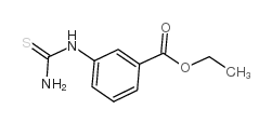 1-(3-乙氧羰基苯基)-2-硫脲结构式