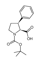 Boc-cis-DL-3-phenyl-Pro-OH Structure