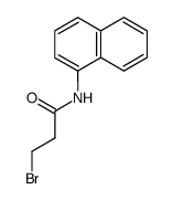 3-bromo-N-(naphthalen-1-yl)propanamide Structure