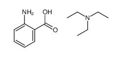 2-aminobenzoic acid,N,N-diethylethanamine Structure