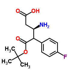 Boc-(R)-3-Amino-4-(4-fluorophenyl)-butyric acid Structure