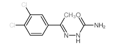 Hydrazinecarboxamide,2-[1-(3,4-dichlorophenyl)ethylidene]-结构式