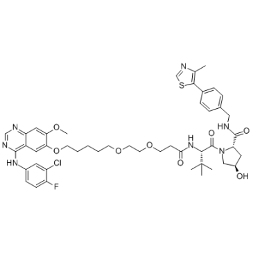 Gefitinib-based PROTAC 3 structure