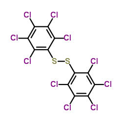 Bis(pentachlorophenyl) disulfide Structure