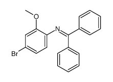 benzhydryliden-(4-bromo-2-methoxyphenyl)-amine Structure
