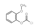 氯甲酸2-甲氧基苯酯结构式