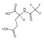 N-三氟乙酰-L-谷氨酰胺结构式